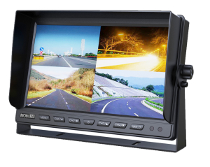 TFT10QML ~ Monitor mit vier Kamera-Eingängen im Hoch- und Querformat